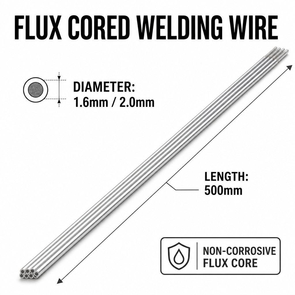 Copper-Aluminum Flux-Cored Brazing Wire detail image 2 of 10