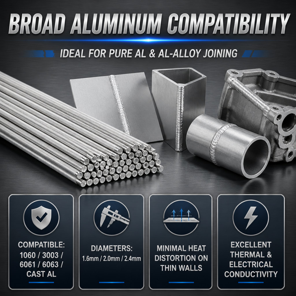 Low-Temperature Aluminum Flux-Cored Brazing Wire (419 °C) detail image 4 of 16