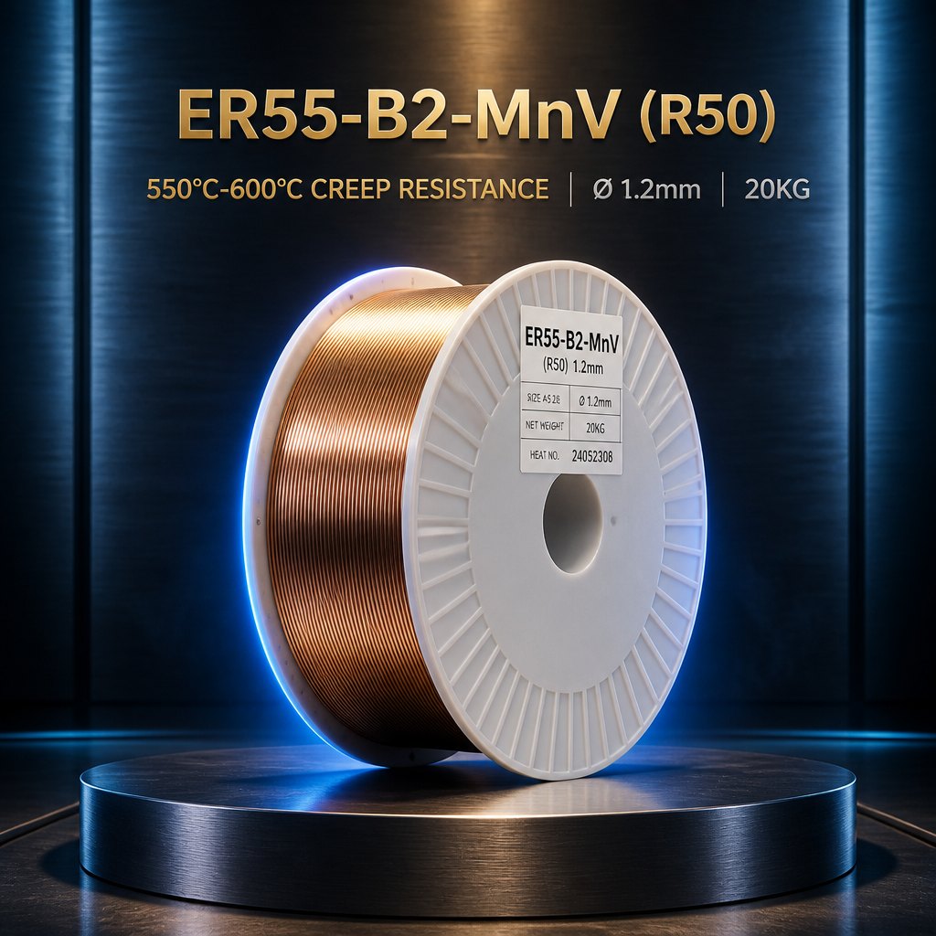ER55-B2MnV Low-Alloy Heat-Resistant MIG Welding Wire detail image 1 of 10