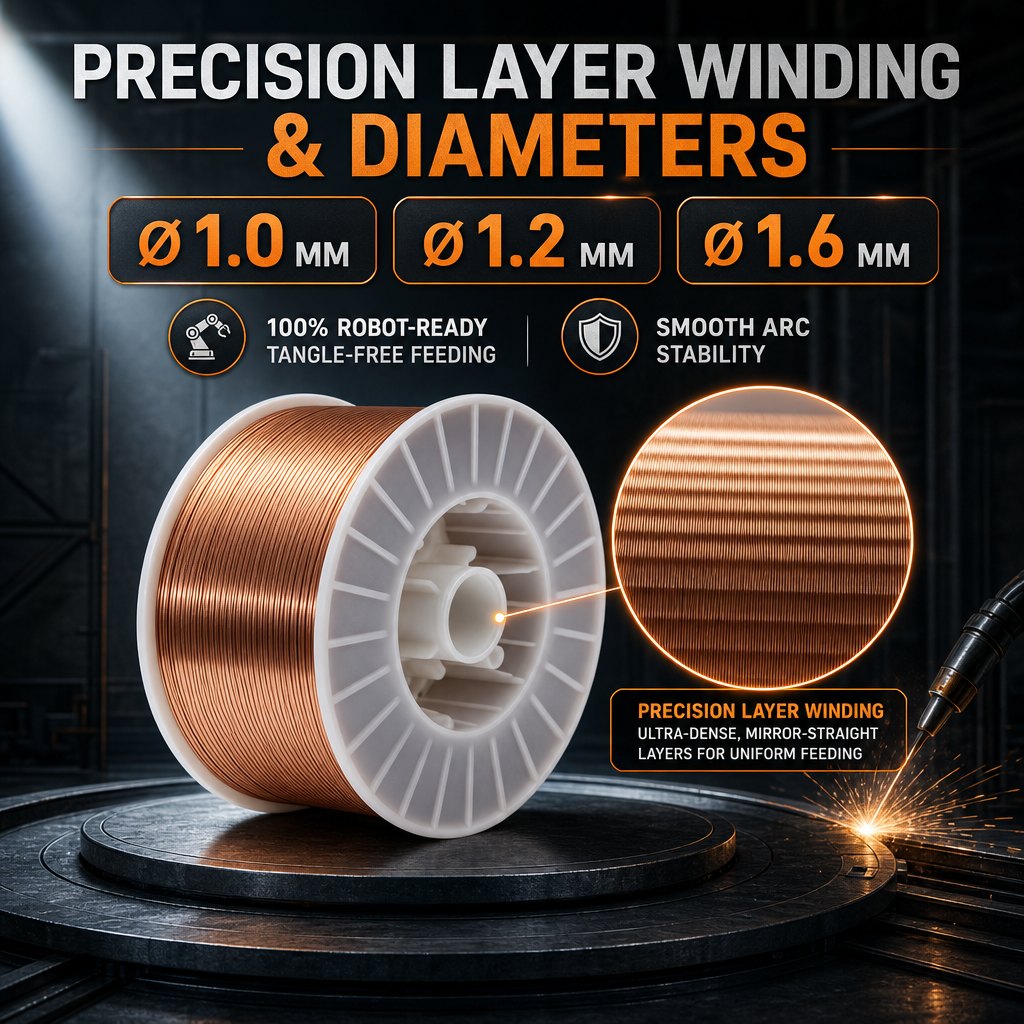 ER55-B2 Heat-Resistant Steel MIG Welding Wire detail image 1 of 9