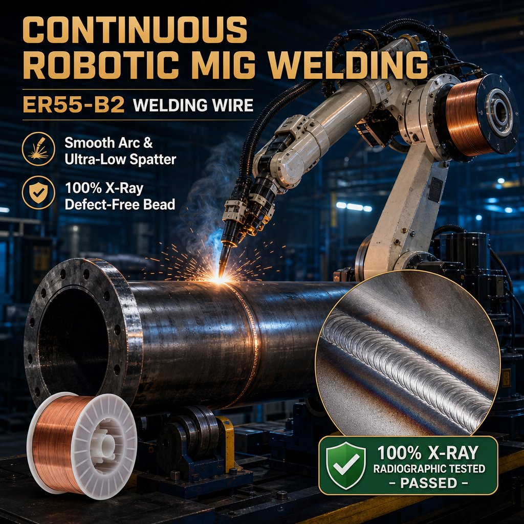 ER55-B2 Heat-Resistant Steel MIG Welding Wire detail image 4 of 9