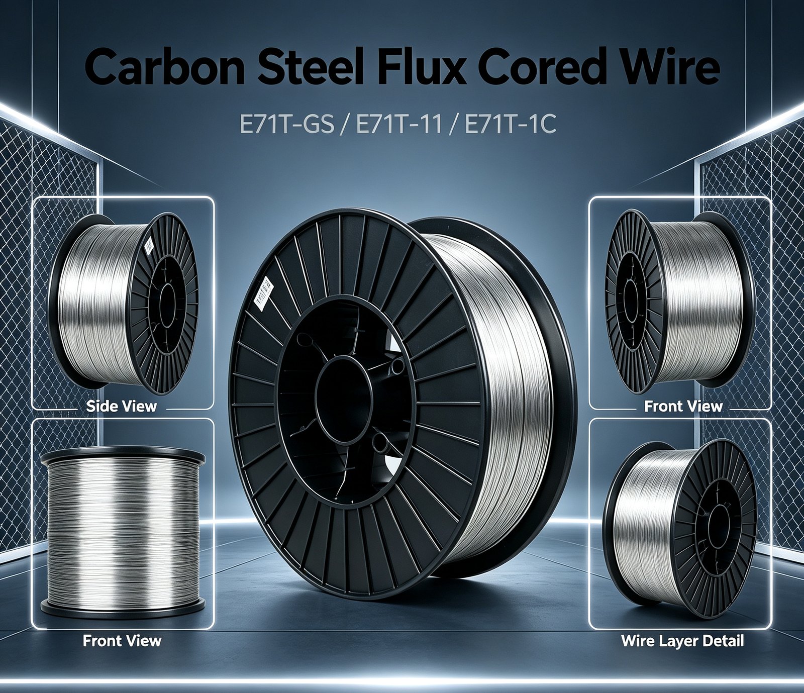 E71T-GS Flux-Cored Welding Wire (No Gas) detail image 2 of 16