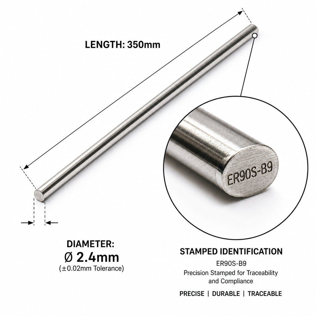 ER90S-B9 Heat-Resistant Steel TIG Filler Wire detail image 3 of 10