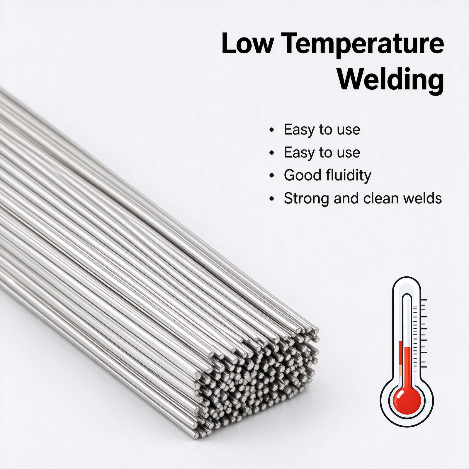Low-Temperature Aluminum Flux-Cored Brazing Wire (505 °C) detail image 1 of 12