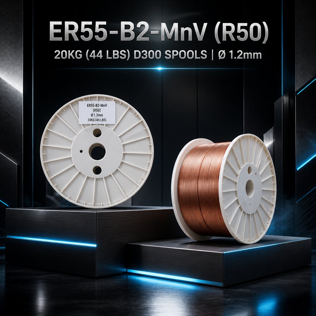 ER55-B2MnV Low-Alloy Heat-Resistant MIG Welding Wire detail image 2 of 10